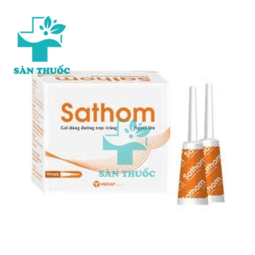 Sathom (Người lớn) Merap - Gel thụt trực tràng điều trị táo bón